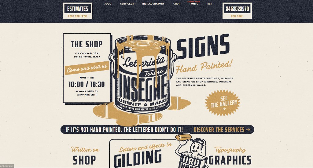 Il Letterista's website.