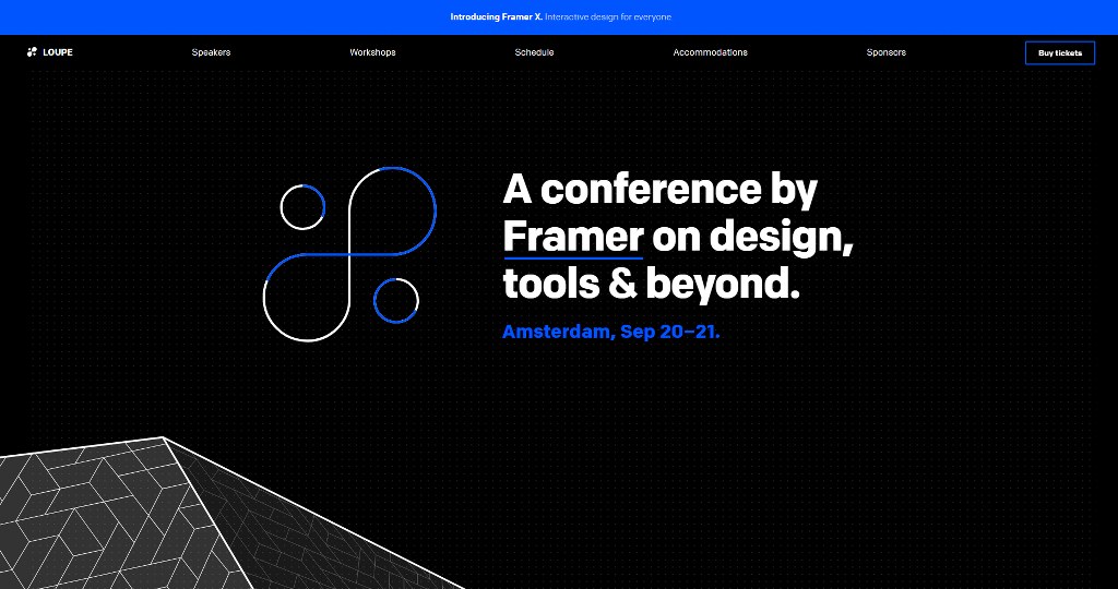 Loupe's conference website.
