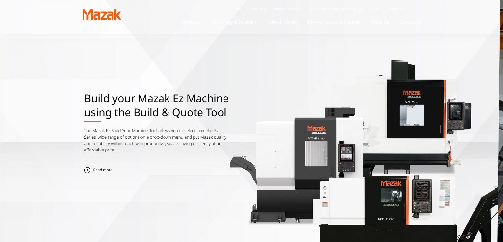 Mazak's website.