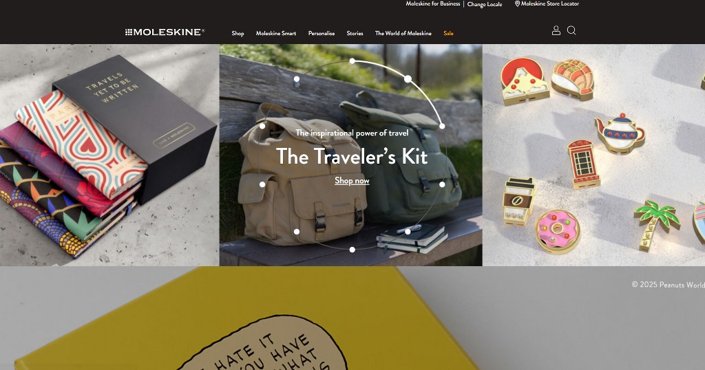 Moleskine website.