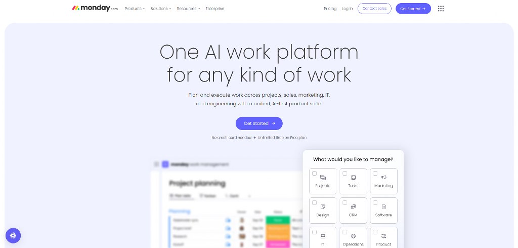 Monday.com website.