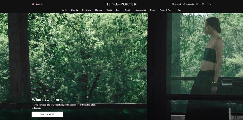 Net A Porter's website.