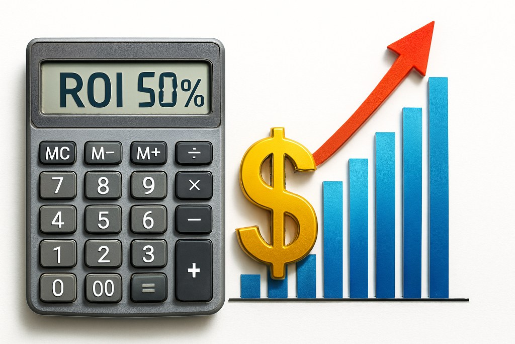 ROI calculation.