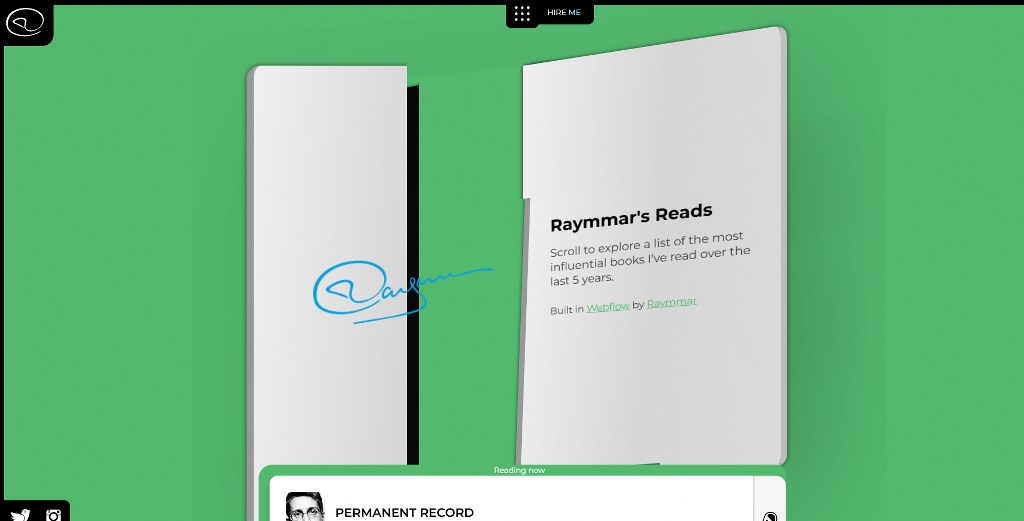Raymmar's Reads website.
