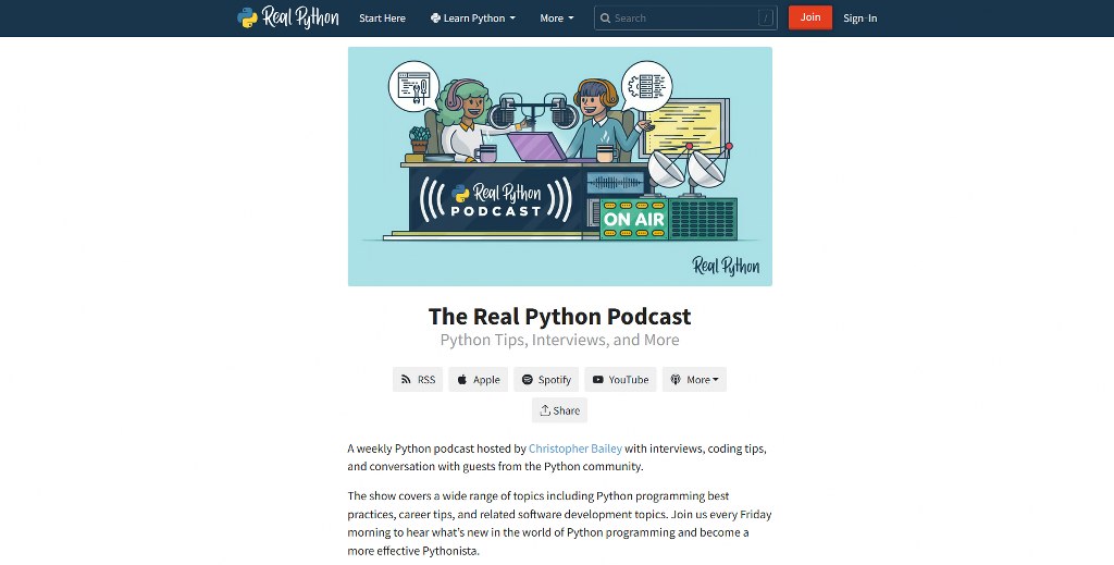 Real Python website.