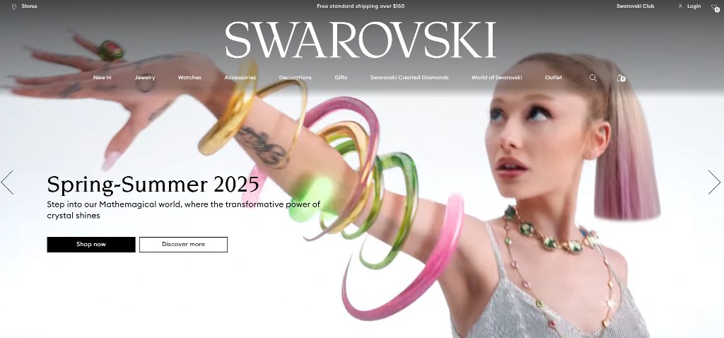Swarovski's website.