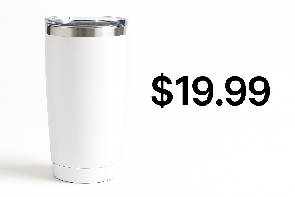The purchase price of a flask.