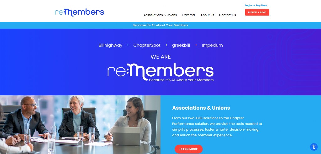 The re:member's website.