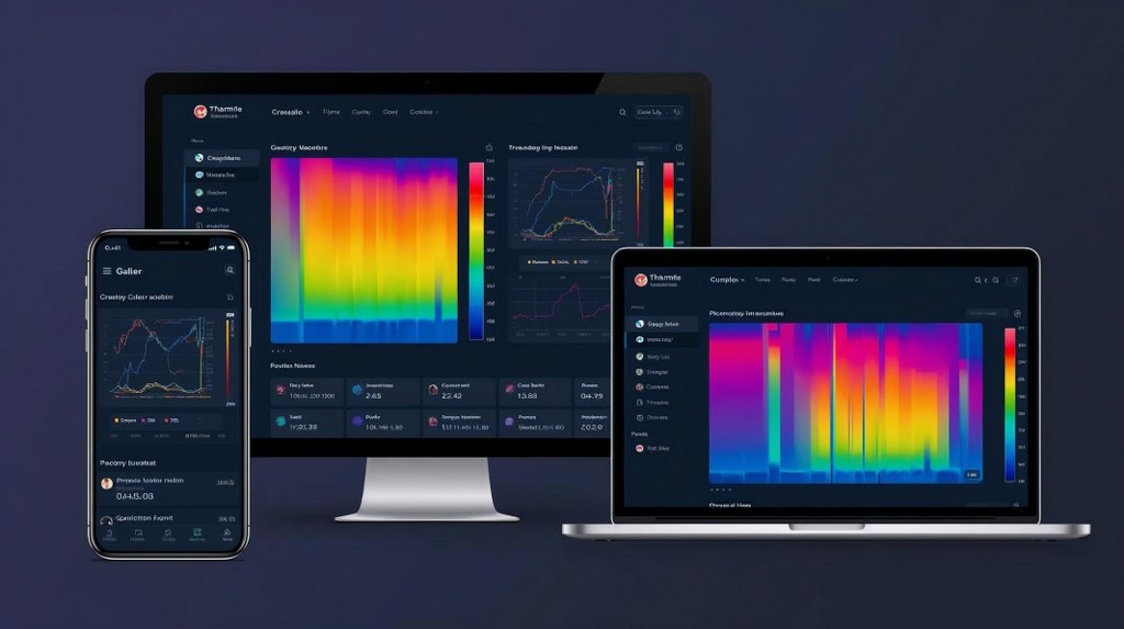 Thermal data both on desktop and mobile.