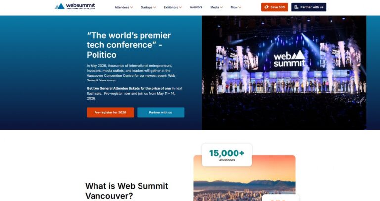 23 Top Conference Website Designs (Examples w/ Takeaways)