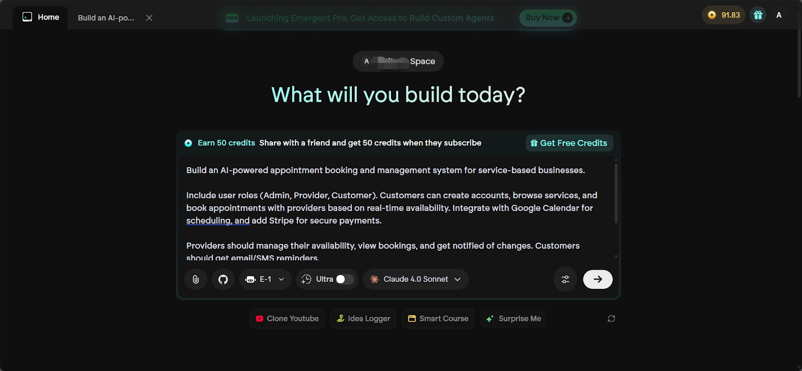 Emergent building AppointFlow