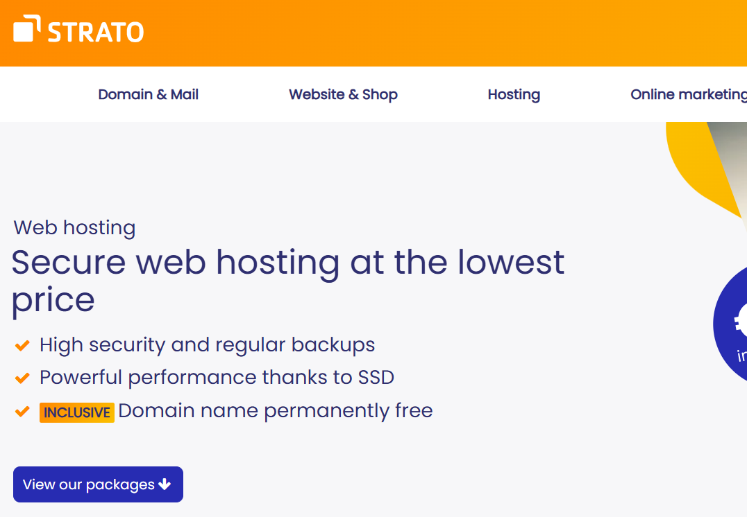 Strato coupons page showing Show Code and Show Deal options