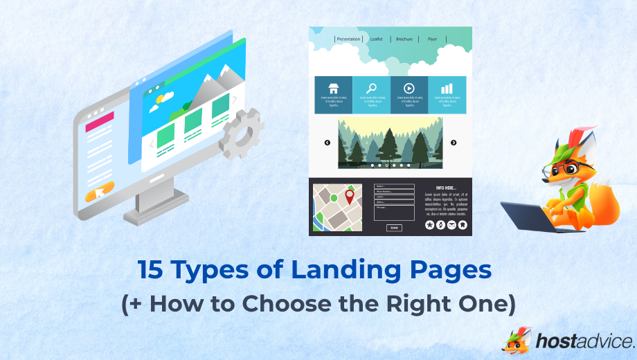 15 Types of Landing Pages (+ How to Choose the Right One) blog
