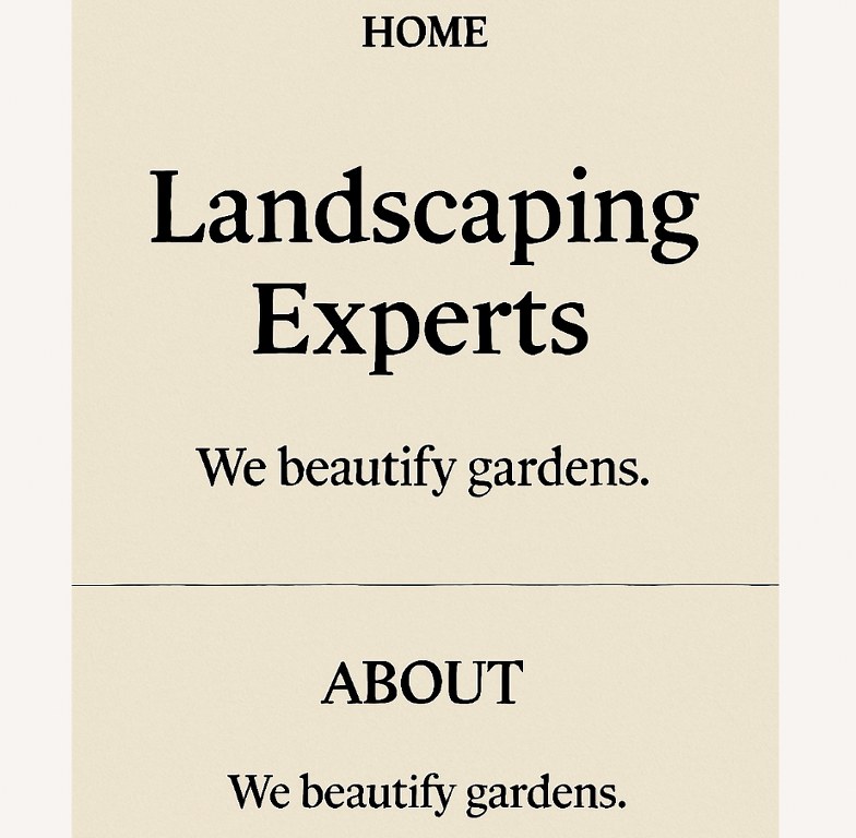 A consistent texture for the home and about pages.