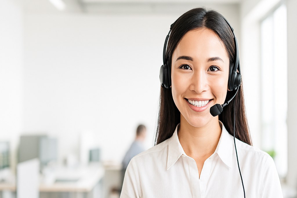 A customer service agent.