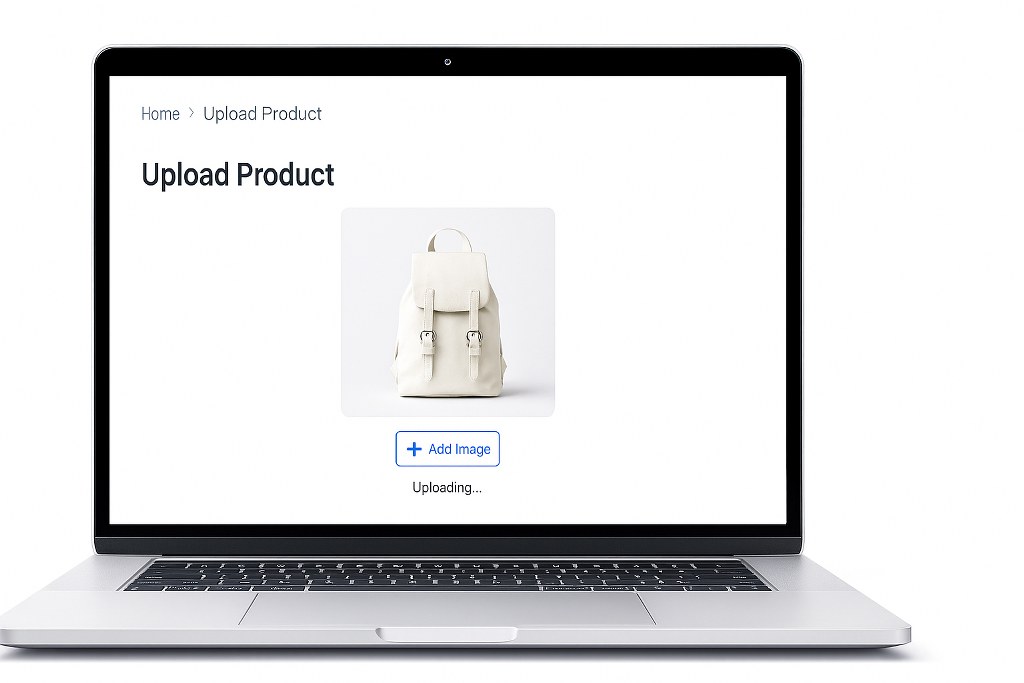 A product being uploaded.
