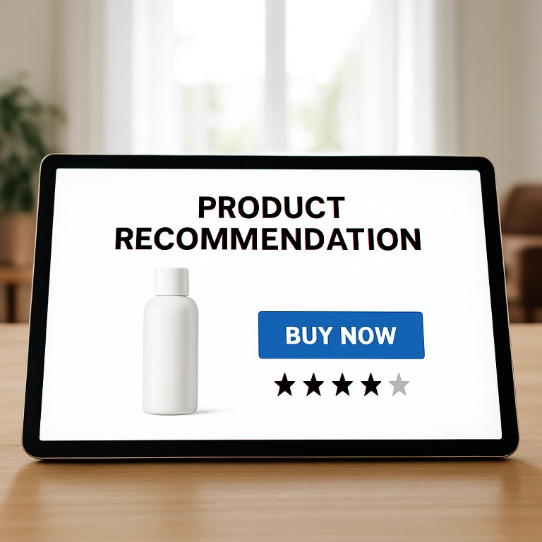 A product recommendation ecommerce site.