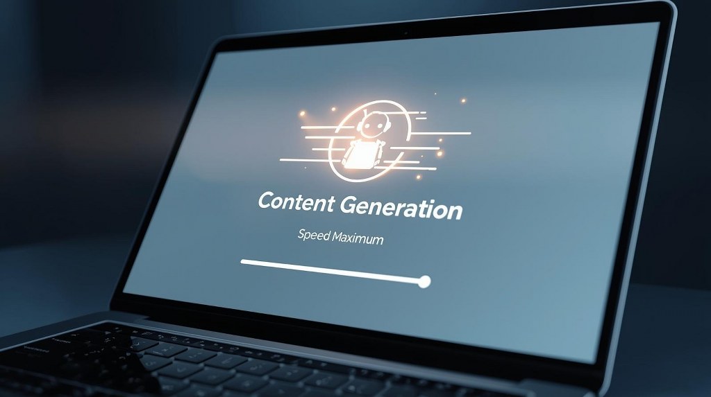 AI used to create content fast.