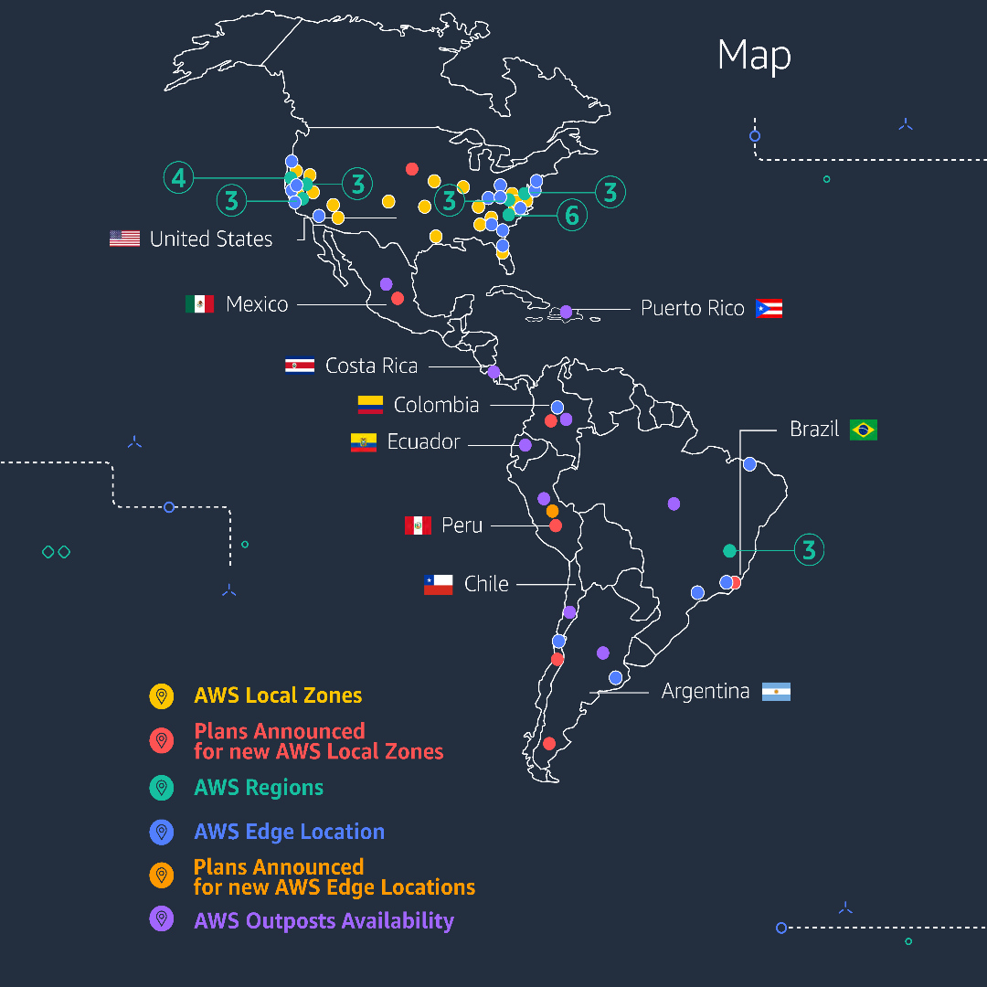 screenshot of AWS Local Zones