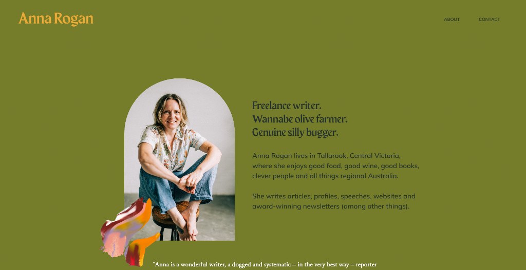 Anna Rogan's website.
