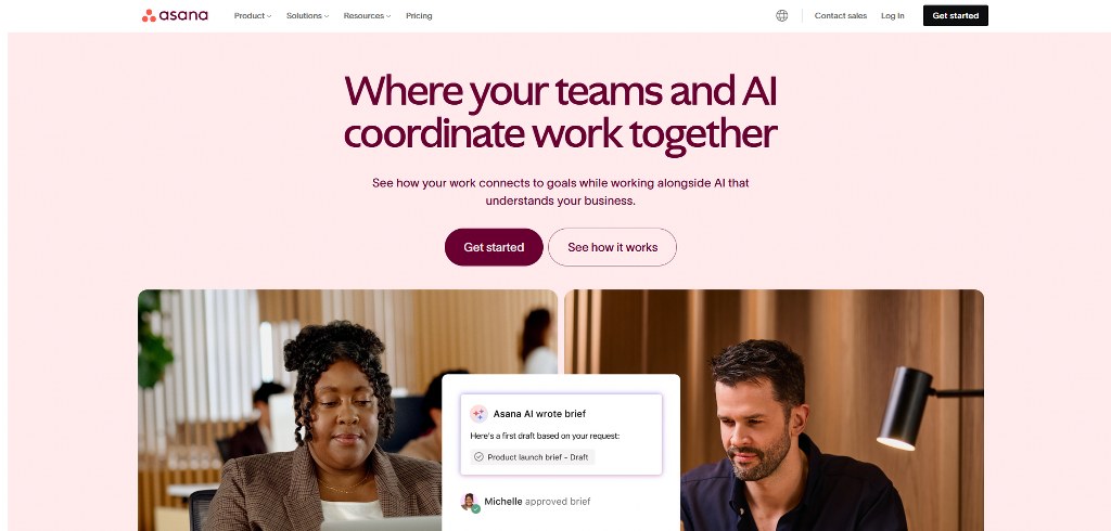 Asana's website.