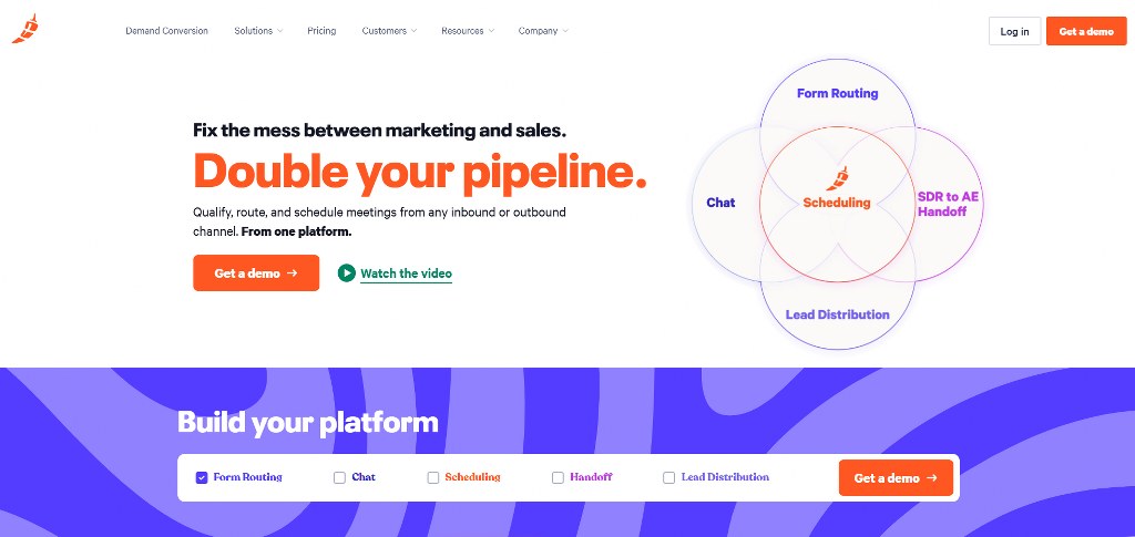 Chili Piper's website.