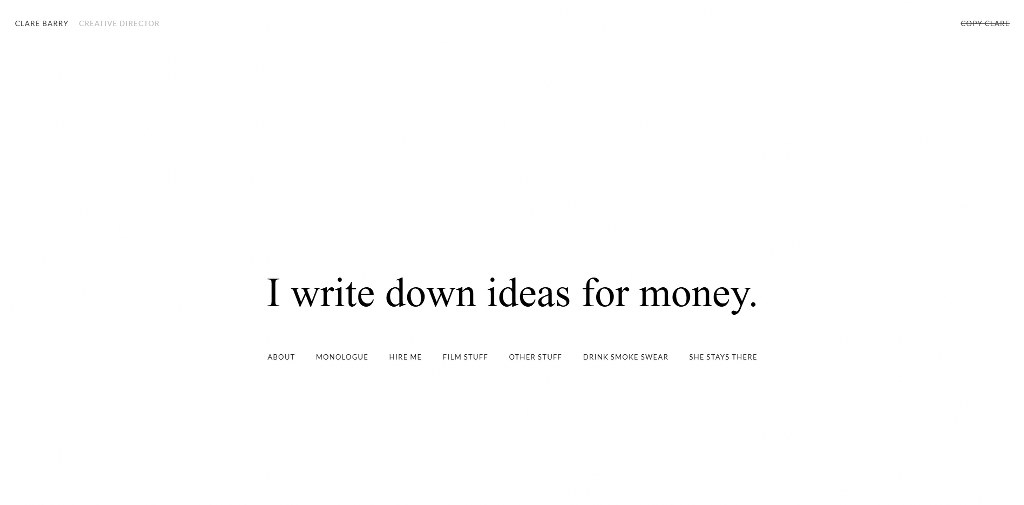 Clare Barry's website.