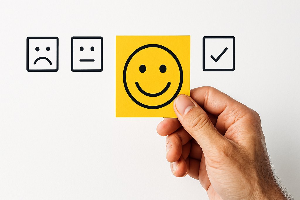 Customer satisfaction rating.