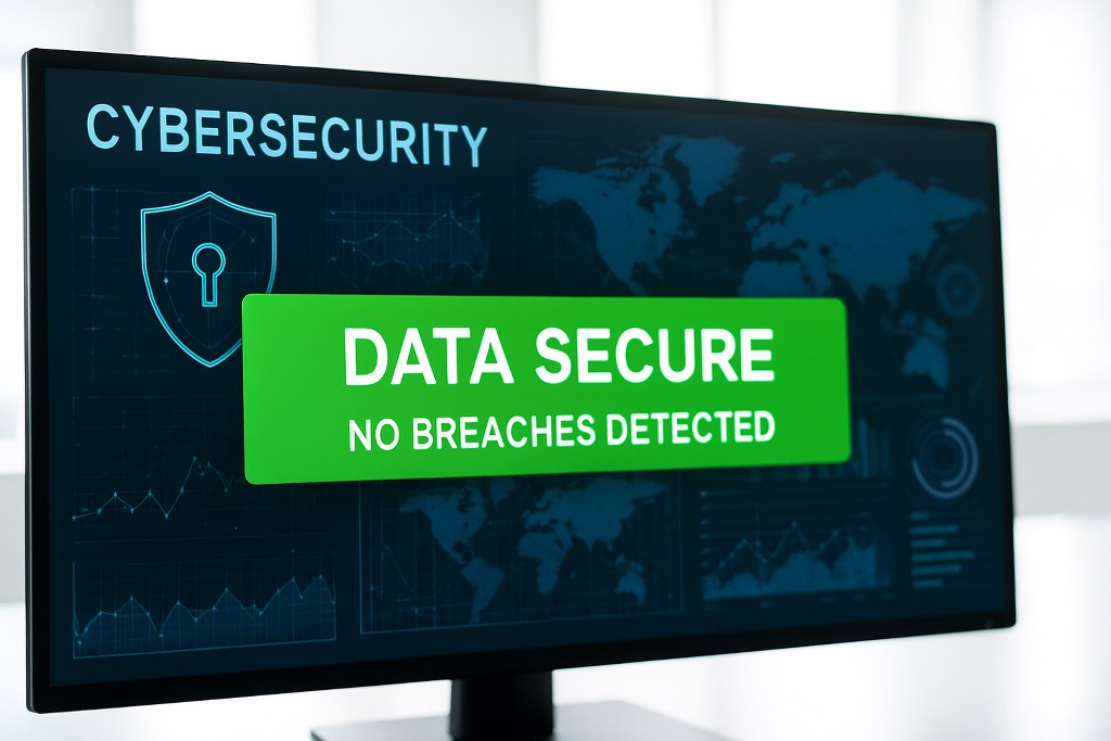 Cybersecurity dashboard.