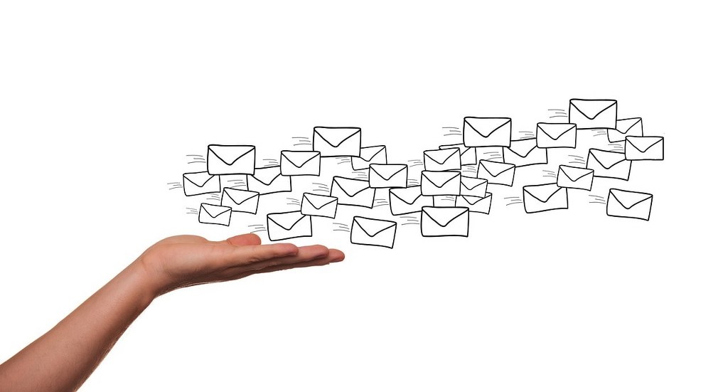 Email marketing illustration.