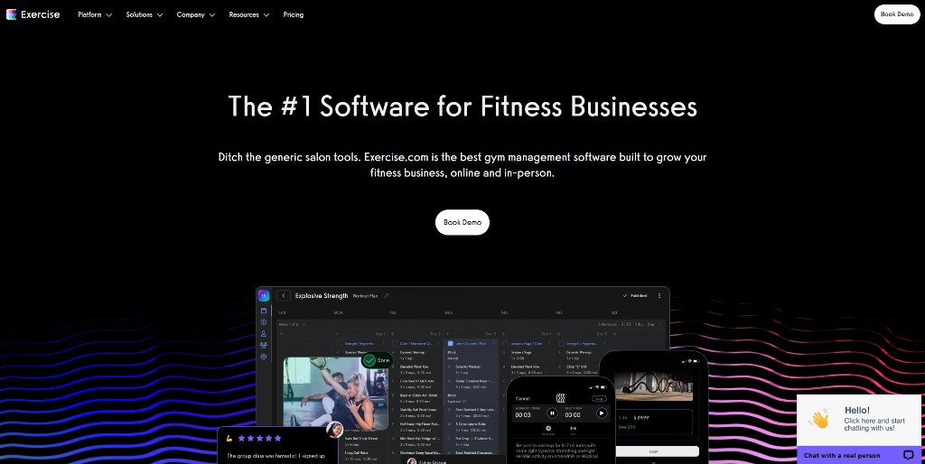 Exercise homepage.