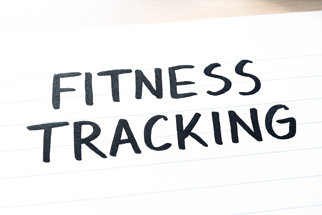 Fitness tracking text.