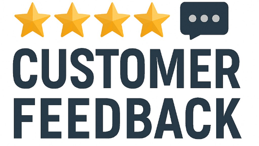 Four-star customer feedback.