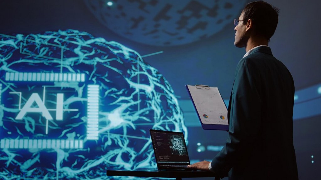 Futuristic AI.