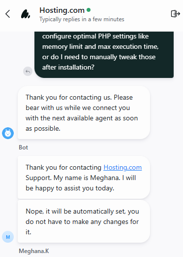 livechat conversation