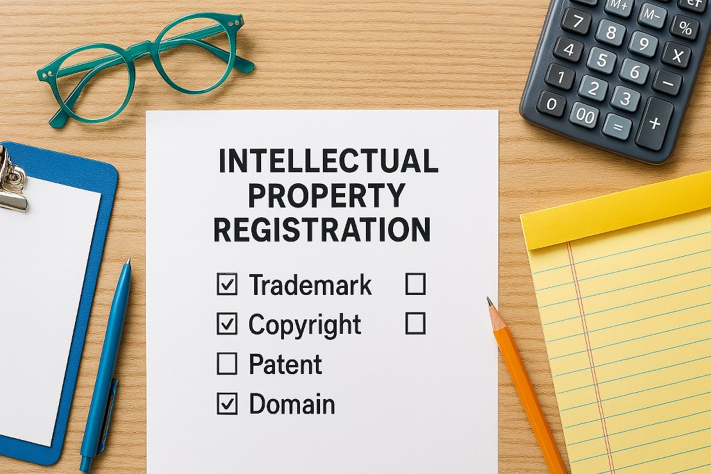 Intellectual property registration documentation.