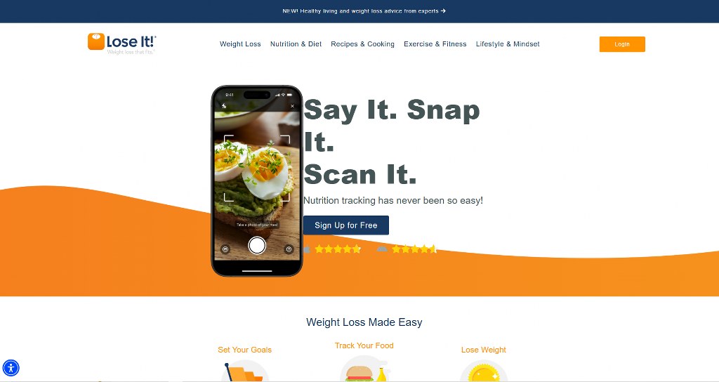 Lose It website.