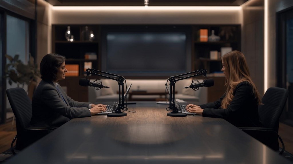 Podcast between lawyers.