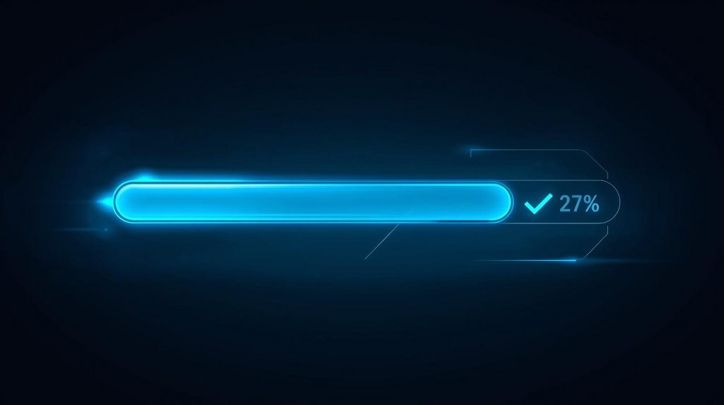 Progress Bar at 27%.