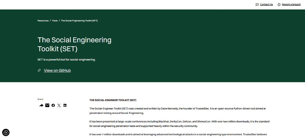 SET website.