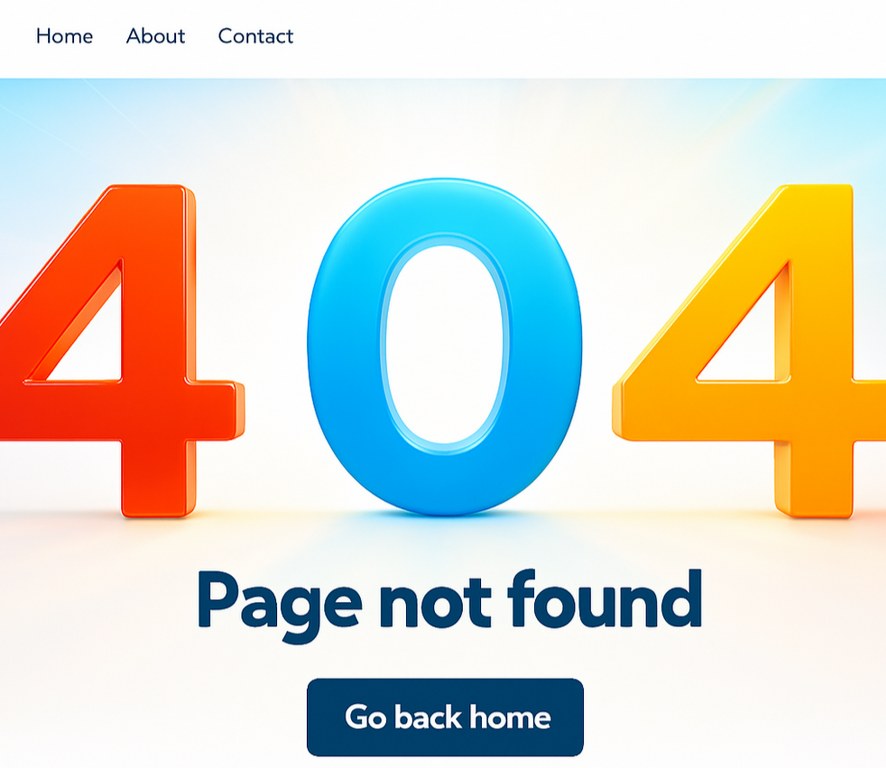 Sample 404 Page.