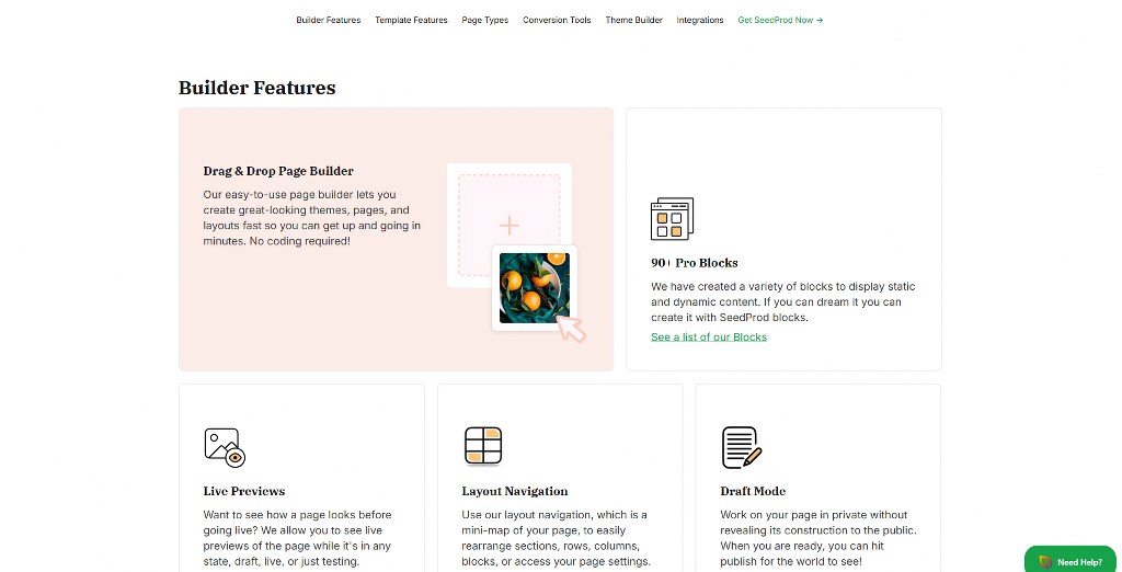 SeedProd's pricing page.