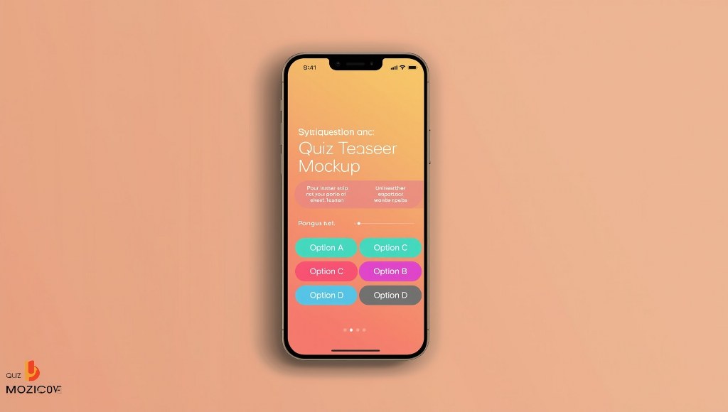 Smartphone screen showing a quiz teaser.