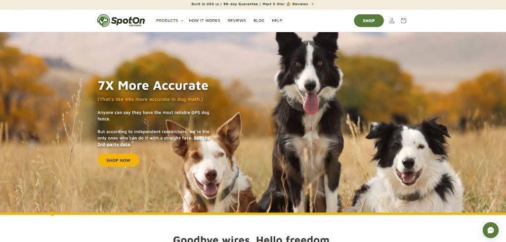 SpotOn Fence’s website.