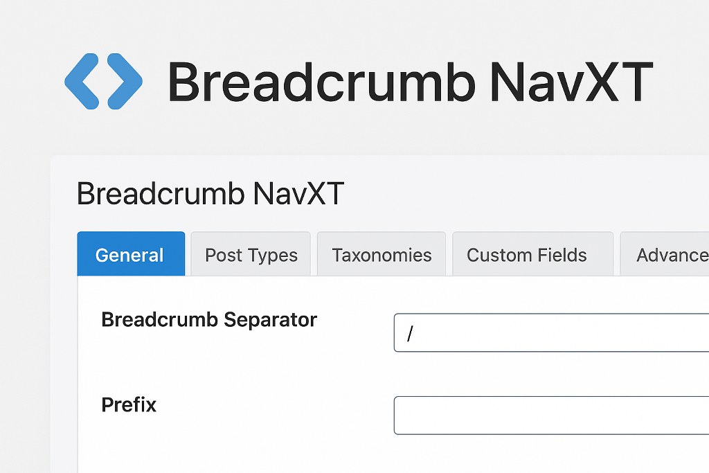 The Breadcrumb NavXT plugin interface.