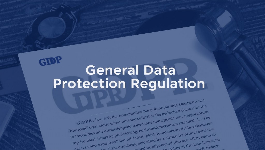 The GDPR law concept.
