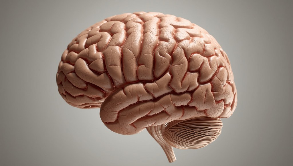 The human brain image.