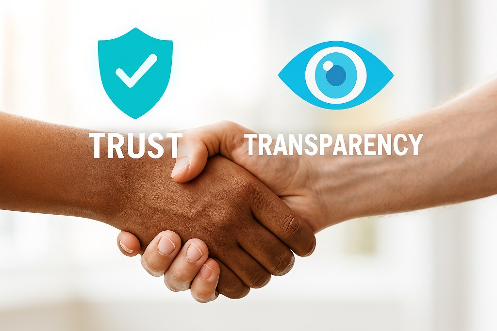 Trust and transparency.