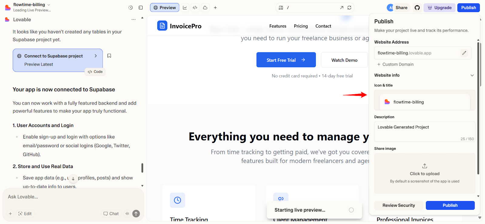 Lovable publish and GitHub export