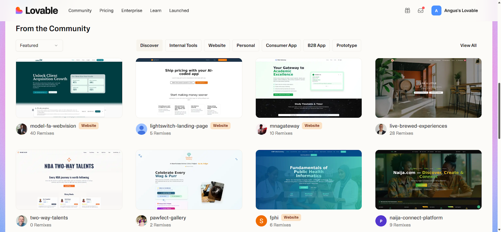 Lovable community projects – remixable examples as living documentation